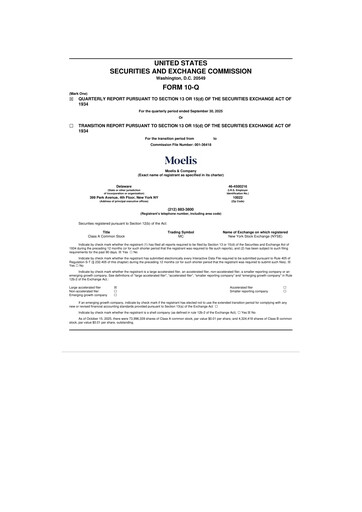 Thumbnail Moelis & Company 10-Q Quarterly Report FY2025 