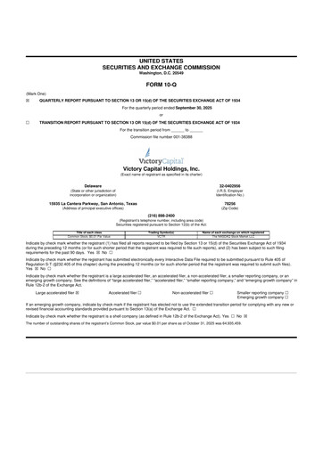 Vorschaubild Victory Capital 10-Q Quartalsbericht 2025 