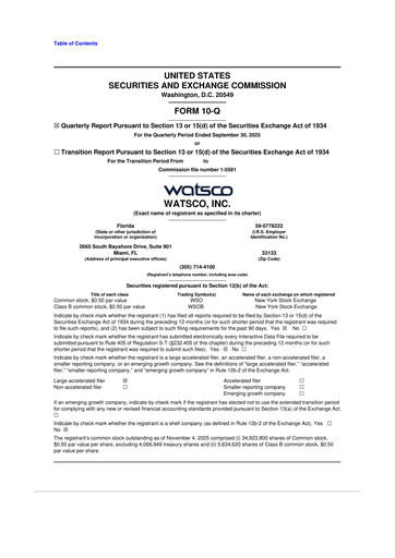 Thumbnail Watsco
 10-Q Quarterly Report FY2025 