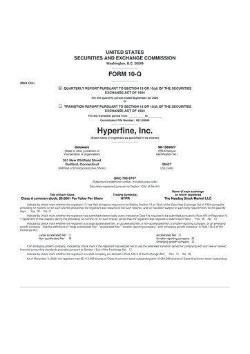 Miniature Hyperfine 10-Q Rapport trimestriel 2025 