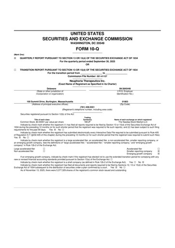 Thumbnail Neuphoria Therapeutics 10-Q Quarterly Report FY2025 