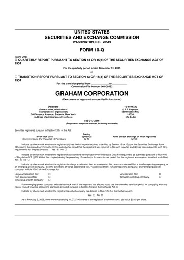 Thumbnail Graham Corporation
 10-Q Quarterly Report FY2025 