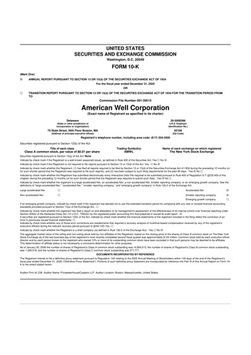 Thumbnail American Well
 10-K Annual Report 2025
