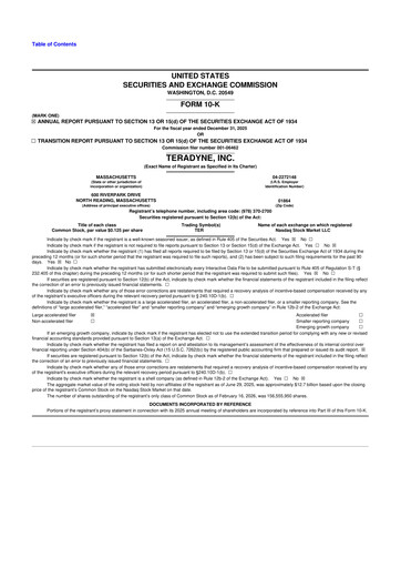 Thumbnail Teradyne 10-K Annual Report 2025