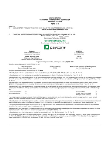 Vorschaubild Paycom
 10-K Jahresbericht 2025