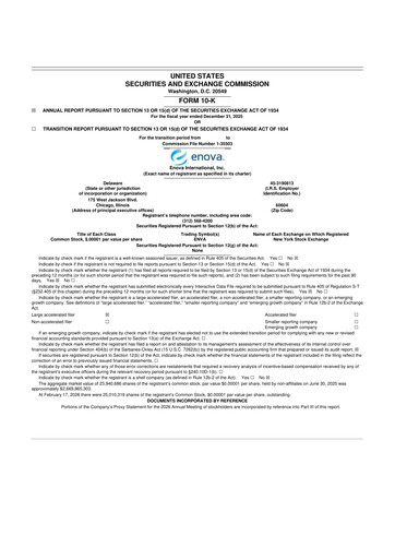 Thumbnail Enova International
 10-K Annual Report 