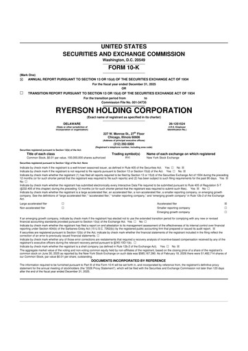 Thumbnail Ryerson 10-K Annual Report 2025