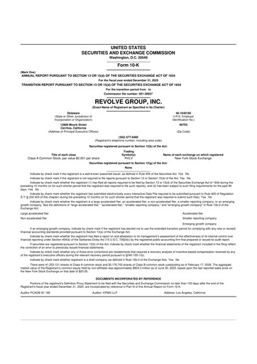 Thumbnail Revolve Group 10-K Annual Report 2025