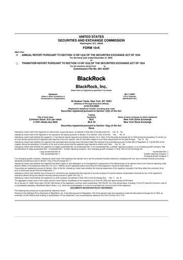 Thumbnail BlackRock 10-K Annual Report 2025
