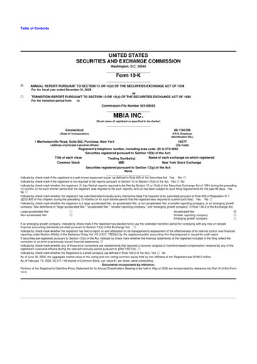 Thumbnail MBIA 10-K Annual Report 2025