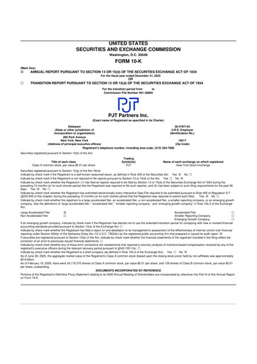 Thumbnail PJT Partners
 10-K Annual Report 2025