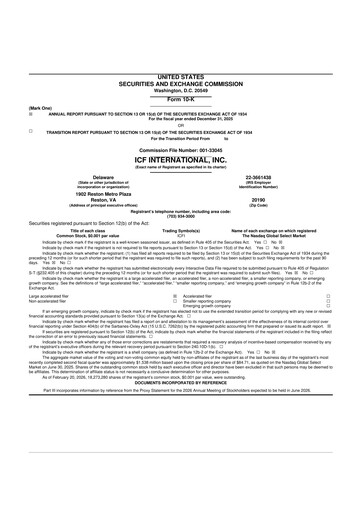 Thumbnail ICF International 10-K Annual Report 2025