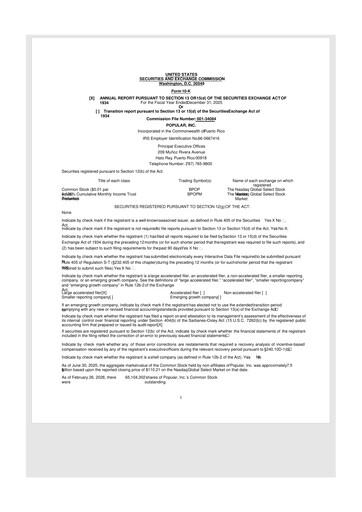 Thumbnail Popular, Inc. (Banco Popular de Puerto Rico) 10-K Annual Report 2025