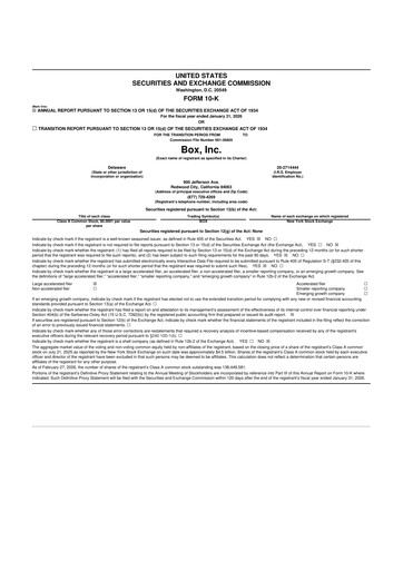Thumbnail Box, Inc. 10-K Annual Report 