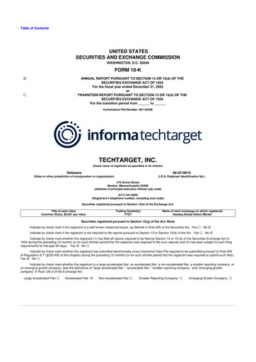 Thumbnail TechTarget 10-K Annual Report 2025