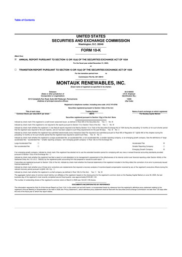 Thumbnail Montauk Renewables 10-K Annual Report 2025