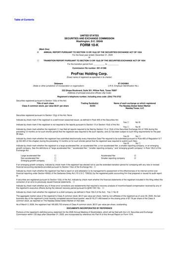 Thumbnail ProFrac 10-K Annual Report 2025