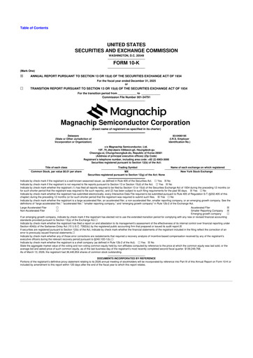Miniature Magnachip Semiconductor 10-K Rapport annuel 2025