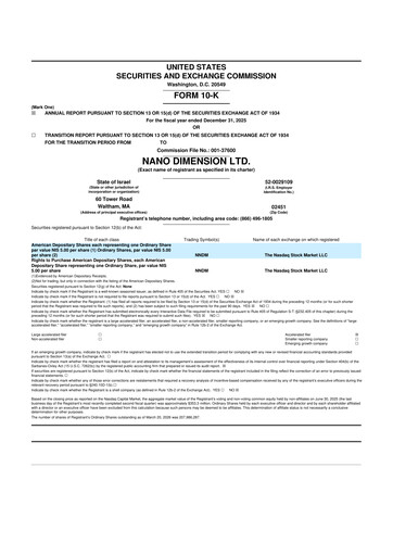 Thumbnail Nano Dimension
 10-K Annual Report 2025