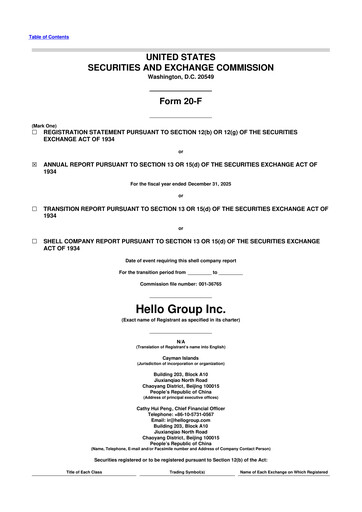Thumbnail Hello Group Inc. 20-F Annual Report 
