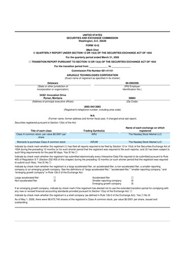 Thumbnail AirJoule Technologies Corporation 10-Q Quarterly Report FY2026 