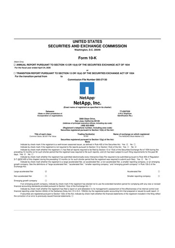 Thumbnail NetApp
 10-K Annual Report 2026