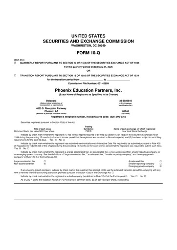 Thumbnail Phoenix Education Partners 10-Q Quarterly Report FY2026 