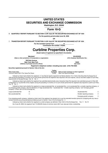 Vorschaubild Curbline Properties 10-Q Quartalsbericht 2026 