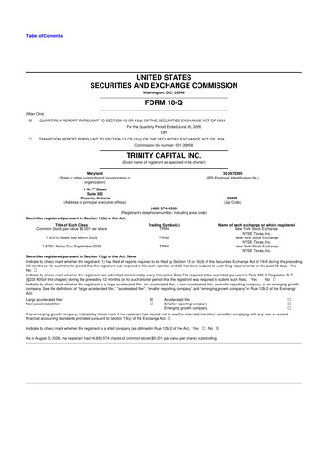 Thumbnail Trinity Capital 10-Q Quarterly Report FY2026 