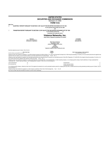 Miniature CommScope
 10-Q Rapport trimestriel 2026 