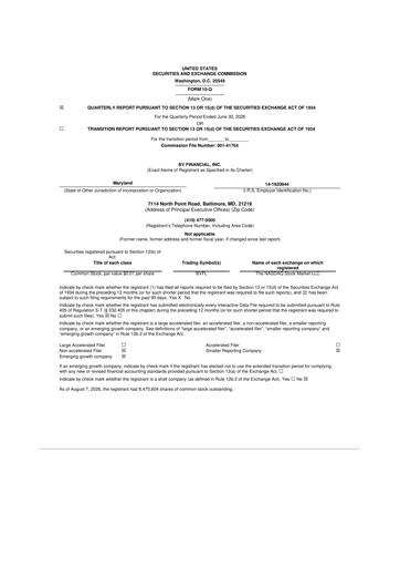 Miniature BV Financial 10-Q Rapport trimestriel 2026 