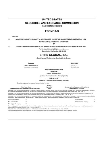 Miniature Spire Global 10-Q Rapport trimestriel 2026 
