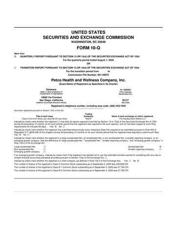 Vorschaubild Petco 10-Q Quartalsbericht 2026 