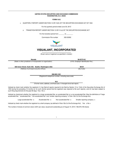 Thumbnail Know Labs 10-Q Quarterly Report FY2013 