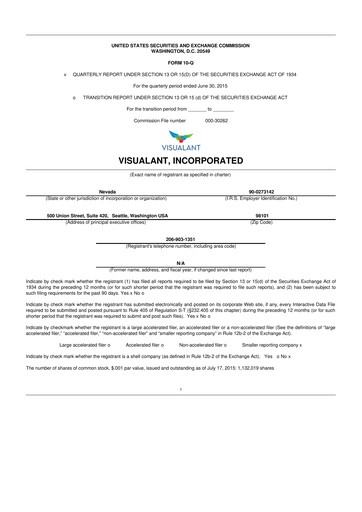 Thumbnail Know Labs 10-Q Quarterly Report FY2015 