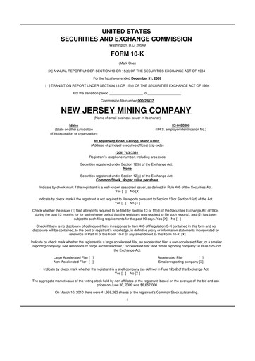 Vorschaubild Idaho Strategic Resources 10-K Jahresbericht 