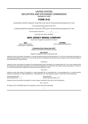 Thumbnail Idaho Strategic Resources 10-Q Quarterly Report FY 