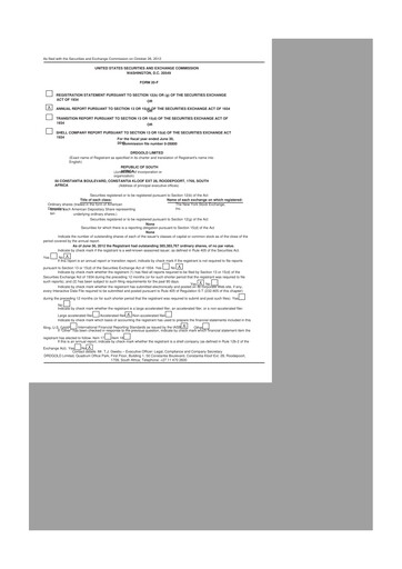 Miniature DRDGOLD 20-F Rapport annuel 