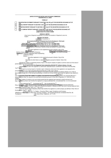 Miniature DRDGOLD 20-F Rapport annuel 