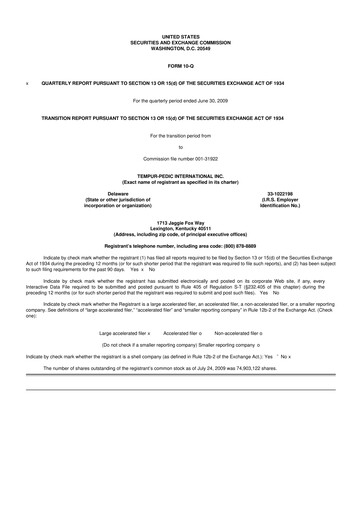 Thumbnail Somnigroup International 10-Q Quarterly Report FY 