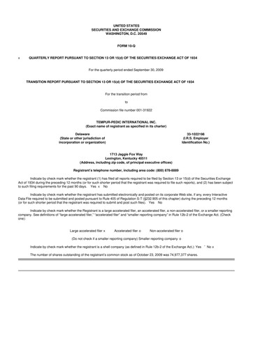 Thumbnail Somnigroup International 10-Q Quarterly Report FY 