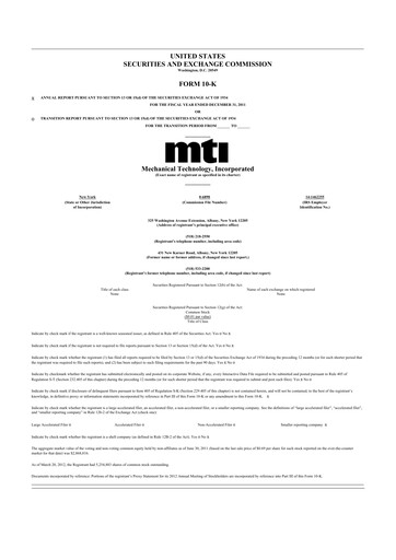 Thumbnail Soluna Holdings 10-K Annual Report 2011