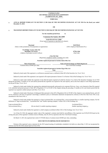 Thumbnail Ready Capital
 10-K Annual Report 2014