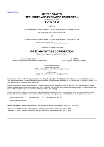 Thumbnail First Advantage 10-Q Quarterly Report FY 