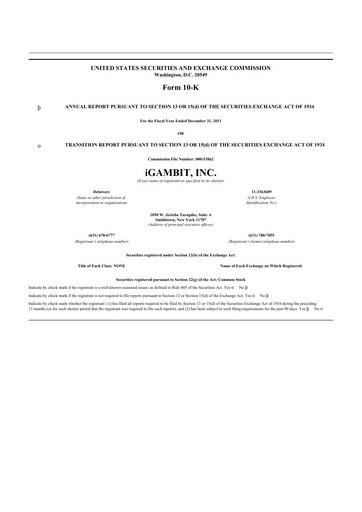 Thumbnail Nutex Health 10-K Annual Report 2011