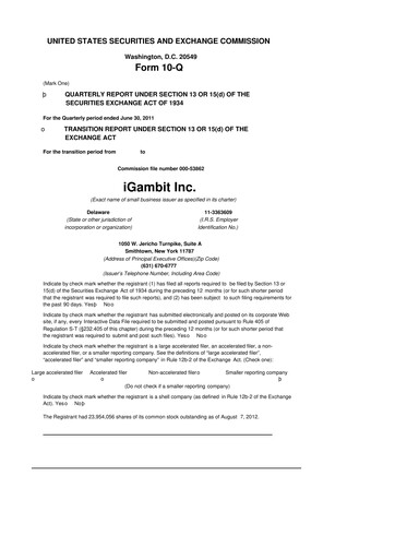 Thumbnail Nutex Health 10-Q Quarterly Report FY2012 