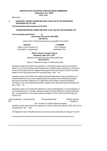 Thumbnail Nutex Health 10-Q Quarterly Report FY2015 