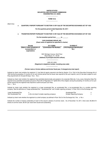 Thumbnail Blink Charging
 10-Q Quarterly Report FY2011 