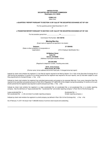 Miniature Barfresh Food Group 10-Q Rapport trimestriel  