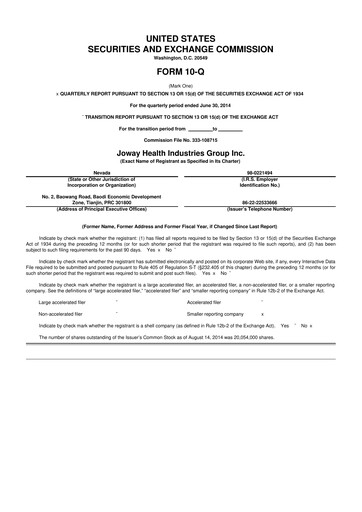 Thumbnail Idaho Copper Corporation 10-Q Quarterly Report FY2014 